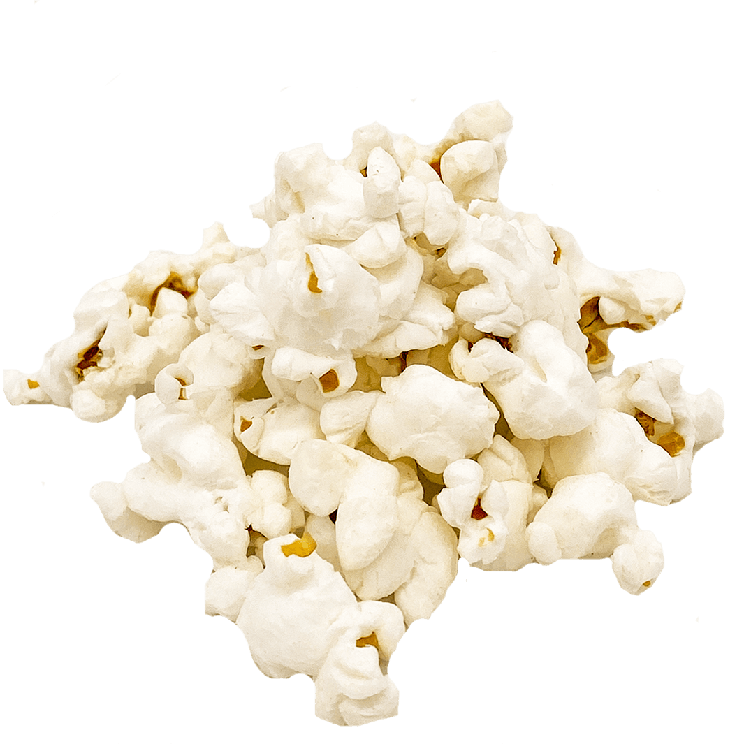 White Gourmet Popcorn Carroll's Corn Co.