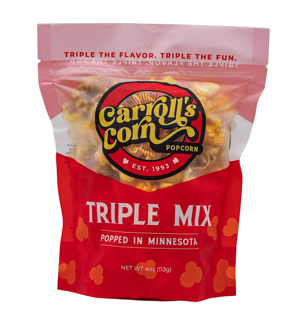 Carroll's Corn gourmet popcorn bags